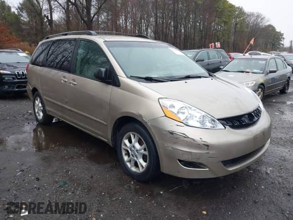 2006 Toyota Sienna XLE with VIN 5TDZA22C66S537484, listed as a IAAI auction lot 41778170 with 209,579 mi miles and . Bid and sale history available at DreamBid. Image 1.