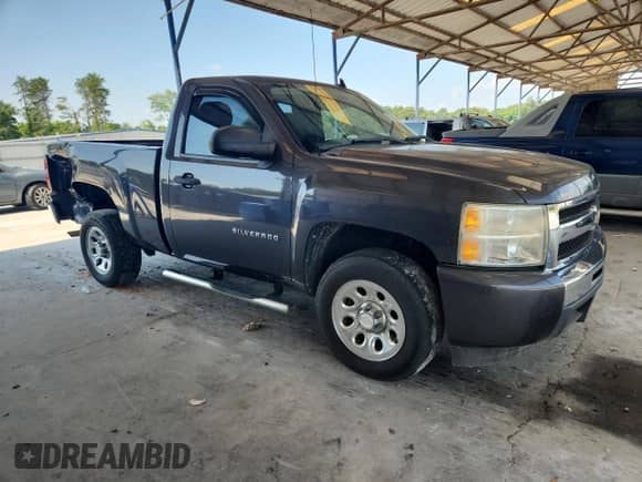 2010 Chevrolet Silverado 1500 Work Truck with VIN 1GCPCPEA0AZ265689, listed as a Copart auction lot 63188845 with 79,712 mi miles and Salvage title. Bid and sale history available at DreamBid. Image 4.