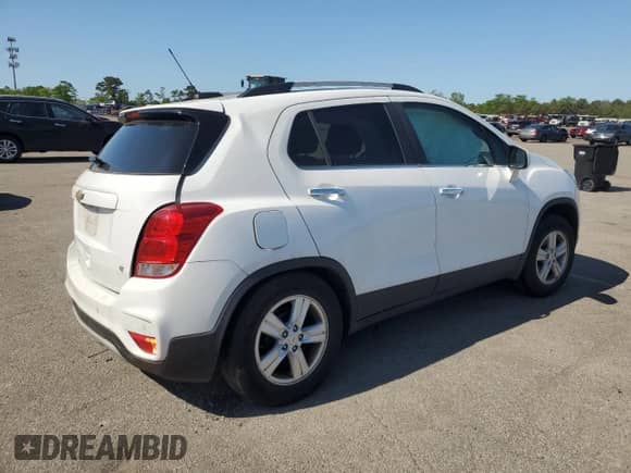 2020 Chevrolet Trax LT with VIN KL7CJLSB8LB052895, listed as a Copart auction lot 58977615 with 87,003 mi miles and Non repairable. Bid and sale history available at DreamBid. Image 3.