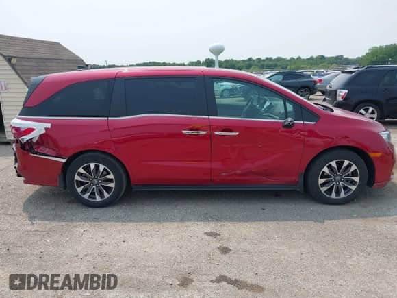 2024 Honda Odyssey EX-L с VIN 5FNRL6H6XRB045391, выставлен на аукционе IAAI как лот 42402873 с пробегом 21 655 миль миль и . История ставок и продаж доступна на DreamBid. Изображение 13.