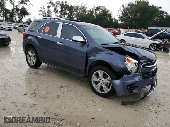 2014 Chevrolet Equinox LTZ z VIN 2GNFLDE3XE6300291, wystawiony jako Copart lot #64129305 z przebiegiem 112 245 mil mil oraz Szkoda całkowita • Salvage title. Historia ofert i sprzedaży dostępna na DreamBid. Obrazek 4.