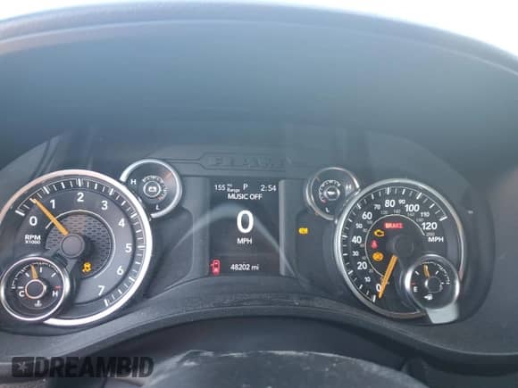 2022 Ram 1500 Big Horn с VIN 1C6RRFBG0NN278764, выставлен на аукционе Copart как лот 64601225 с пробегом 48 202 миль миль и Списание • Salvage title. История ставок и продаж доступна на DreamBid. Изображение 9.