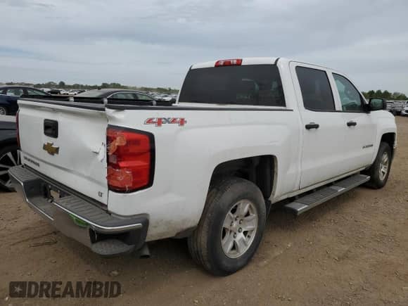 2014 Chevrolet Silverado 1500 LT with VIN 3GCUKREH0EG393614, listed as a Copart auction lot 57618585 with 116,544 mi miles and Salvage title. Bid and sale history available at DreamBid. Image 3.