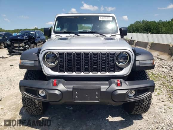 2024 Jeep Wrangler Rubicon with VIN 1C4PJXFG6RW334116, listed as a Copart auction lot 61608985 with 6,881 mi miles and Salvage title. Bid and sale history available at DreamBid. Image 5.