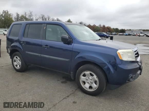 2013 Honda Pilot LX with VIN 5FNYF4H29DB033584, listed as a Copart auction lot 82409235 with 102,636 mi miles and Salvage title. Bid and sale history available at DreamBid. Image 4.