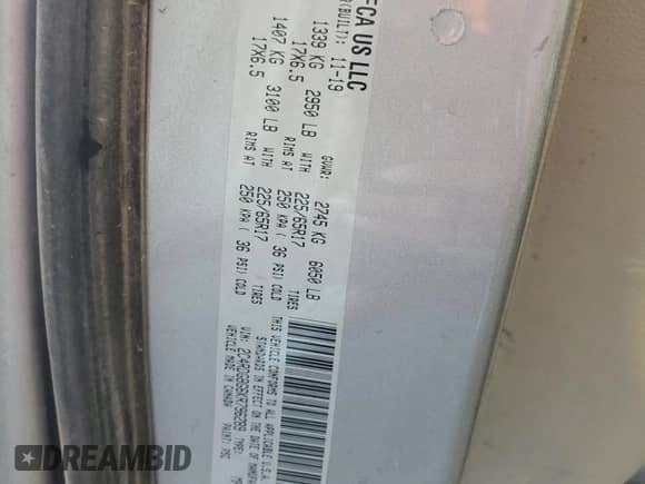 2019 Dodge Grand Caravan SE with VIN 2C4RDGBG6KR796289, listed as a Copart auction lot 86487375 with 521,551 mi miles and Clean title. Bid and sale history available at DreamBid. Image 13.