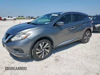 2015 Nissan Murano SV с VIN 5N1AZ2MGXFN291384, выставлен на аукционе Copart как лот 71876185 с пробегом 72 383 миль миль и Списание • Salvage title. История ставок и продаж доступна на DreamBid. Изображение 1.