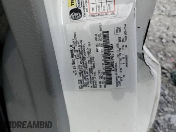 2008 Ford Mustang Deluxe z VIN 1ZVHT80N985173886, wystawiony jako Copart lot #70254335 z przebiegiem 206 558 mil mil oraz Szkoda całkowita • Salvage title. Historia ofert i sprzedaży dostępna na DreamBid. Obrazek 12.