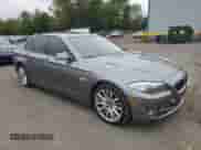 2011 BMW 5 Series 550i xDrive with VIN WBAFU9C5XBC278297, listed as a Copart auction lot 80525375 with 106,628 mi miles and Clean title. Bid and sale history available at DreamBid. Image 4.