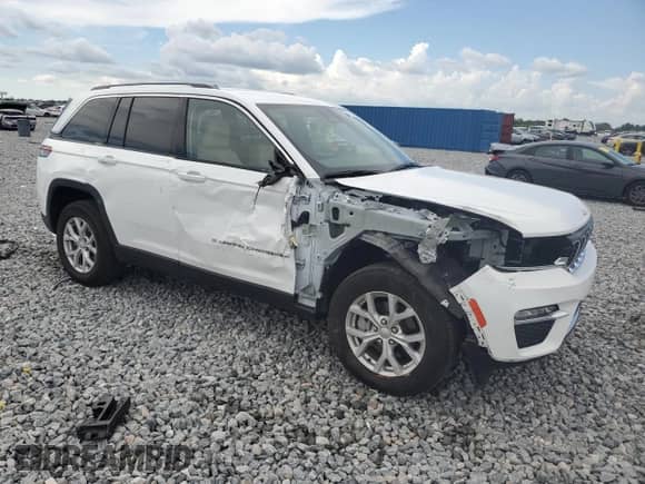 2023 Jeep Grand Cherokee Limited with VIN 1C4RJHBG3P8892009, listed as a Copart auction lot 67111945 with 36,655 mi miles and Non repairable. Bid and sale history available at DreamBid. Image 4.