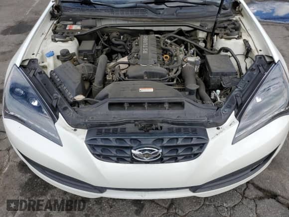 2010 Hyundai Genesis Coupe Premium with VIN KMHHT6KD7AU025044, listed as a Copart auction lot 81506345 with 121,978 mi miles and Salvage title. Bid and sale history available at DreamBid. Image 11.