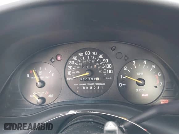 1998 Chevrolet Monte Carlo LS с VIN 2G1WW12MXW9300117, выставлен на аукционе IAAI как лот 41131678 с пробегом 70 732 миль миль и . История ставок и продаж доступна на DreamBid. Изображение 7.