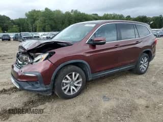 2019 Honda Pilot EX with VIN 5FNYF5H39KB033550, listed as a Copart auction lot 83985605 with 93,500 mi miles and Clean title. Bid and sale history available at DreamBid. Image 1.