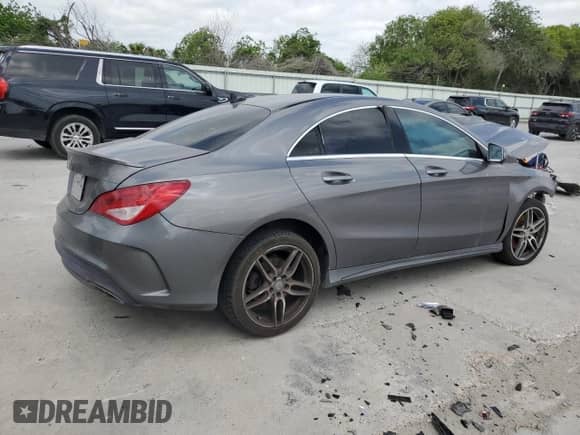 2017 Mercedes-Benz CLA 250 с VIN WDDSJ4EB2HN444718, выставлен на аукционе Copart как лот 50986955 с пробегом Не указан миль и Списание • Salvage title. История ставок и продаж доступна на DreamBid. Изображение 3.