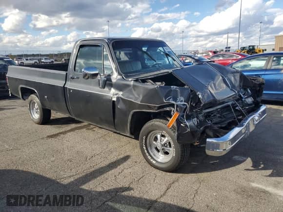 1977 Chevrolet Silverado 1500 с VIN CCL147F356477, выставлен на аукционе Copart как лот 86479985 с пробегом 65 046 миль миль и Списание • Salvage title. История ставок и продаж доступна на DreamBid. Изображение 4.