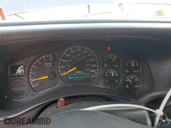 2001 Chevrolet Tahoe LT with VIN 1GNEK13T91R171989, listed as a Copart auction lot 80062185 with 175,339 mi miles and Salvage title. Bid and sale history available at DreamBid. Image 9.