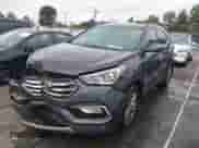2018 Hyundai Santa Fe 2.0T with VIN 5XYZU4LA1JG529573, listed as a IAAI auction lot 43307903 with 83,585 mi miles and . Bid and sale history available at DreamBid. Image 17.