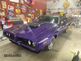 1972 Dodge Charger with VIN WH23G2G103770, listed as a Copart auction lot 87112245 with 44,278 mi miles and Clean title. Bid and sale history available at DreamBid. Image 2.