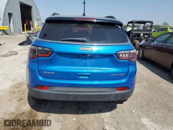 2019 Jeep Compass Limited with VIN 3C4NJDCB4KT842921, listed as a Copart auction lot 66901385 with 71,775 mi miles and Salvage title. Bid and sale history available at DreamBid. Image 6.