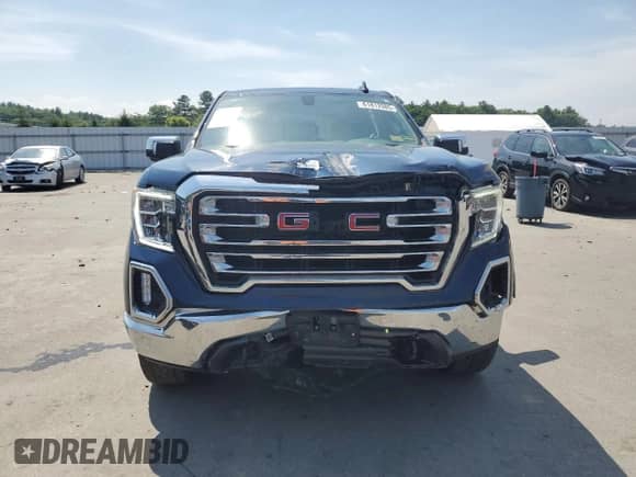 2022 GMC Sierra 1500 SLT with VIN 3GTU9DED4NG181116, listed as a Copart auction lot 61812085 with 66,618 mi miles and Salvage title. Bid and sale history available at DreamBid. Image 5.