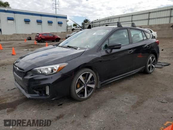 2019 Subaru Impreza Special Sports with VIN 4S3GTAM69K3756311, listed as a Copart auction lot 66000525 with 72,967 mi miles and Salvage title. Bid and sale history available at DreamBid. Image 1.