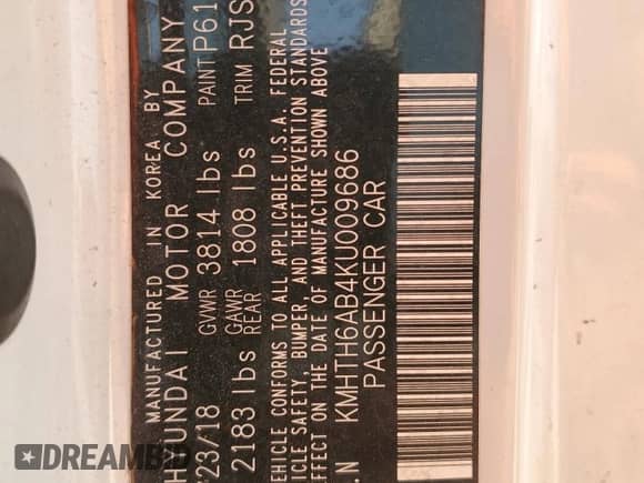 2019 Hyundai Veloster Turbo R-Spec z VIN KMHTH6AB4KU009686, wystawiony jako Copart lot #53135255 z przebiegiem 74 927 mil mil oraz Szkoda całkowita • Salvage title. Historia ofert i sprzedaży dostępna na DreamBid. Obrazek 13.