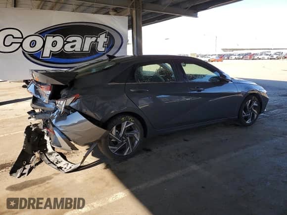 2024 Hyundai Elantra Limited z VIN KMHLP4DG1RU814151, wystawiony jako Copart lot #85393625 z przebiegiem 28 761 mil mil oraz Szkoda całkowita • Salvage title. Historia ofert i sprzedaży dostępna na DreamBid. Obrazek 3.