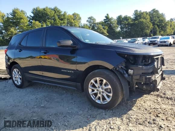 2020 Chevrolet Equinox LS z VIN 2GNAXSEV3L6183770, wystawiony jako Copart lot #71230055 z przebiegiem 83 940 mil mil oraz Szkoda całkowita • Salvage title. Historia ofert i sprzedaży dostępna na DreamBid. Obrazek 4.