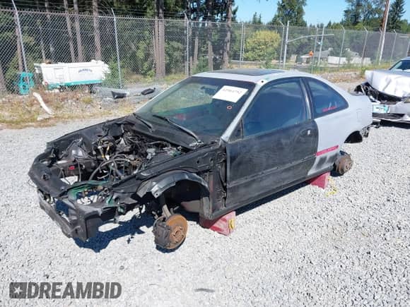 1994 Honda Civic with VIN 1HGEJ112XRL023744, listed as a IAAI auction lot 42956800 with Not provided miles and . Bid and sale history available at DreamBid. Image 2.