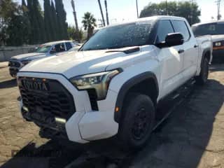 2023 Toyota Tundra TRD Pro Hybrid with VIN 5TFPC5DBXPX025410, listed as a Copart auction lot 80349765 with 68,509 mi miles and Clean title. Bid and sale history available at DreamBid. Image 1.