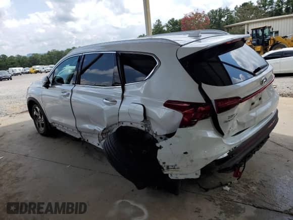 2022 Hyundai Santa Fe XRT with VIN 5NMS64AJ3NH406223, listed as a Copart auction lot 70181555 with 55,608 mi miles and Salvage title. Bid and sale history available at DreamBid. Image 2.