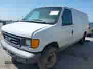 2007 Ford Econoline Cargo Commercial with VIN 1FTNE14W37DB45063, listed as a IAAI auction lot 42100745 with 185,991 mi miles and . Bid and sale history available at DreamBid. Image 2.