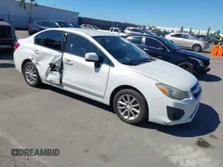 2013 Subaru Impreza Premium with VIN JF1GJAC64DH036384, listed as a IAAI auction lot 43260148 with 122,446 mi miles and . Bid and sale history available at DreamBid. Image 1.