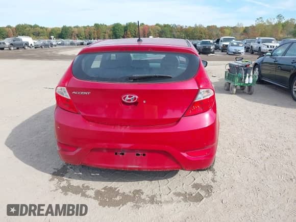 2014 Hyundai Accent GS с VIN KMHCT5AEXEU166890, выставлен на аукционе IAAI как лот 43489303 с пробегом 109 301 миль миль и . История ставок и продаж доступна на DreamBid. Изображение 17.