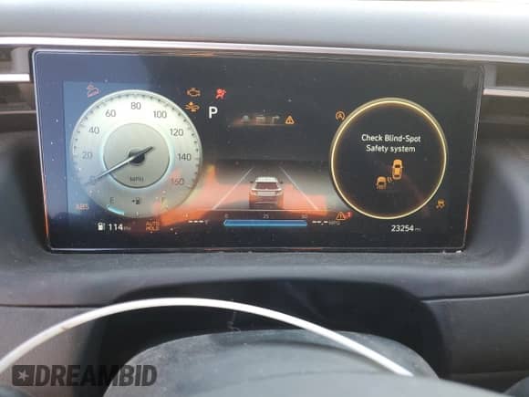 2024 Hyundai Tucson XRT with VIN KM8JFCDE5RU269154, listed as a Copart auction lot 48182995 with 23,254 mi miles and Salvage title. Bid and sale history available at DreamBid. Image 9.