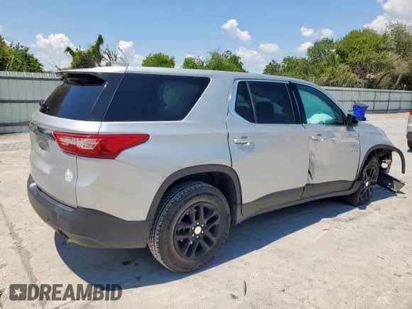 2020 Chevrolet Traverse LS с VIN 1GNERFKW2LJ229852, выставлен на аукционе Copart как лот 71476485 с пробегом 66 230 миль миль и Списание • Salvage title. История ставок и продаж доступна на DreamBid. Изображение 3.