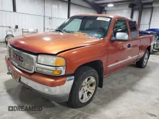 2001 GMC Sierra 1500 SLE with VIN 1GTEK19T71Z228285, listed as a Copart auction lot 91032905 with 110,086 mi miles and Clean title. Bid and sale history available at DreamBid. Image 1.