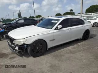 2013 BMW 7 Series 740Li with VIN WBAYE4C51DD137611, listed as a Copart auction lot 66297535 with 177,912 mi miles and Clean title. Bid and sale history available at DreamBid. Image 1.
