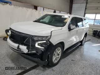 2023 Chevrolet Suburban Premier with VIN 1GNSCFKD2PR344574, listed as a Copart auction lot 86232995 with Not provided miles and Salvage title. Bid and sale history available at DreamBid. Image 1.