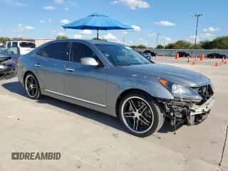 2015 Hyundai Equus Signature z VIN KMHGH4JH6FU100412, wystawiony jako Copart lot #82050055 z przebiegiem 182 492 mil mil oraz Szkoda całkowita • Salvage title. Historia ofert i sprzedaży dostępna na DreamBid. Obrazek 4.