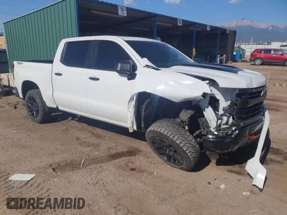 2024 Chevrolet Silverado 1500 LT Trail Boss with VIN 3GCUDFE83RG400294, listed as a Copart auction lot 62520165 with 22,400 mi miles and Salvage title. Bid and sale history available at DreamBid. Image 4.