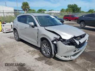 2025 Mazda CX-5 S Select with VIN JM3KFBBL9S0584595, listed as a IAAI auction lot 43257553 with 19,674 mi miles and . Bid and sale history available at DreamBid. Image 1.