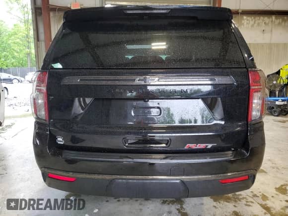 2022 Chevrolet Suburban RST with VIN 1GNSKEKD0NR339979, listed as a Copart auction lot 57858355 with 20,359 mi miles and Salvage title. Bid and sale history available at DreamBid. Image 6.