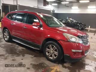 2014 Chevrolet Traverse LT z VIN 1GNKVGKD3EJ311157, wystawiony jako IAAI lot #43430340 z przebiegiem 229 782 mil mil oraz . Historia ofert i sprzedaży dostępna na DreamBid. Obrazek 1.