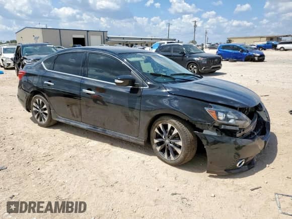 2017 Nissan Sentra SR with VIN 3N1AB7AP4HY224525, listed as a Copart auction lot 71418035 with 59,724 mi miles and Salvage title. Bid and sale history available at DreamBid. Image 4.