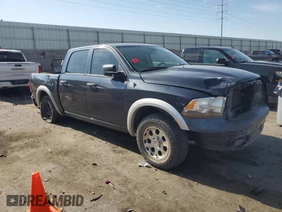 2013 Ram 1500 Tradesman with VIN 1C6RR7KPXDS678997, listed as a Copart auction lot 64696205 with Not provided miles and Salvage title. Bid and sale history available at DreamBid. Image 4.