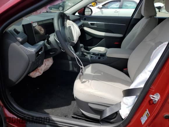 2025 Hyundai Sonata SE with VIN KMHL24JA4SA429267, listed as a Copart auction lot 55323295 with 1,266 mi miles and Salvage title. Bid and sale history available at DreamBid. Image 7.