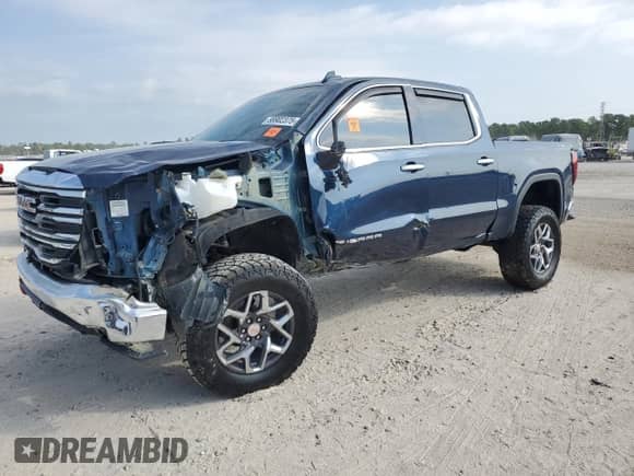 2023 GMC Sierra 1500 SLT с VIN 3GTUUDE8XPG187443, выставлен на аукционе Copart как лот 89902375 с пробегом 62 452 миль миль и Списание • Salvage title. История ставок и продаж доступна на DreamBid. Изображение 1.