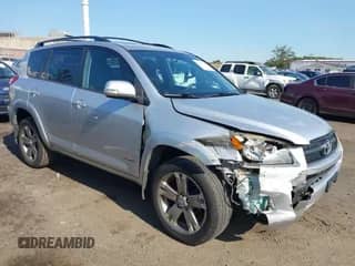 2011 Toyota RAV4 Sport with VIN JTMRF4DV7B5037989, listed as a IAAI auction lot 43180630 with 122,013 mi miles and . Bid and sale history available at DreamBid. Image 1.