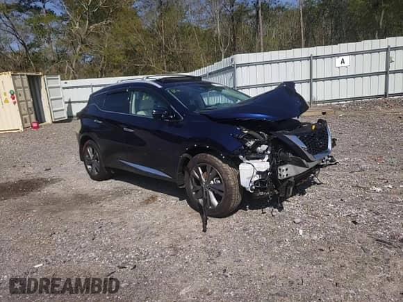2024 Nissan Murano Platinum with VIN 5N1AZ2DS1RC115750, listed as a Copart auction lot 50755555 with 2,911 mi miles and Salvage title. Bid and sale history available at DreamBid. Image 12.